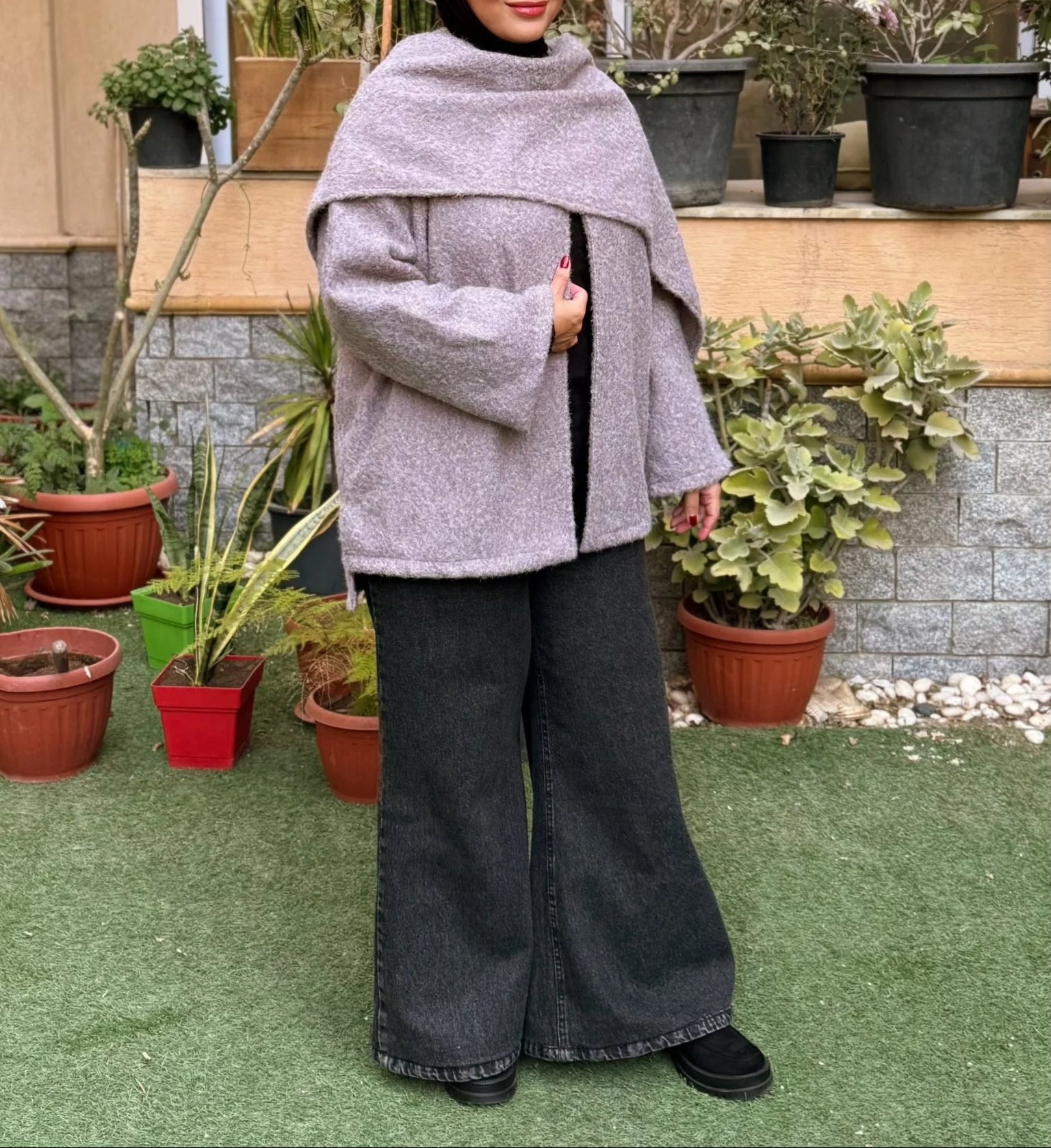 Wrapped Shawl Jacket