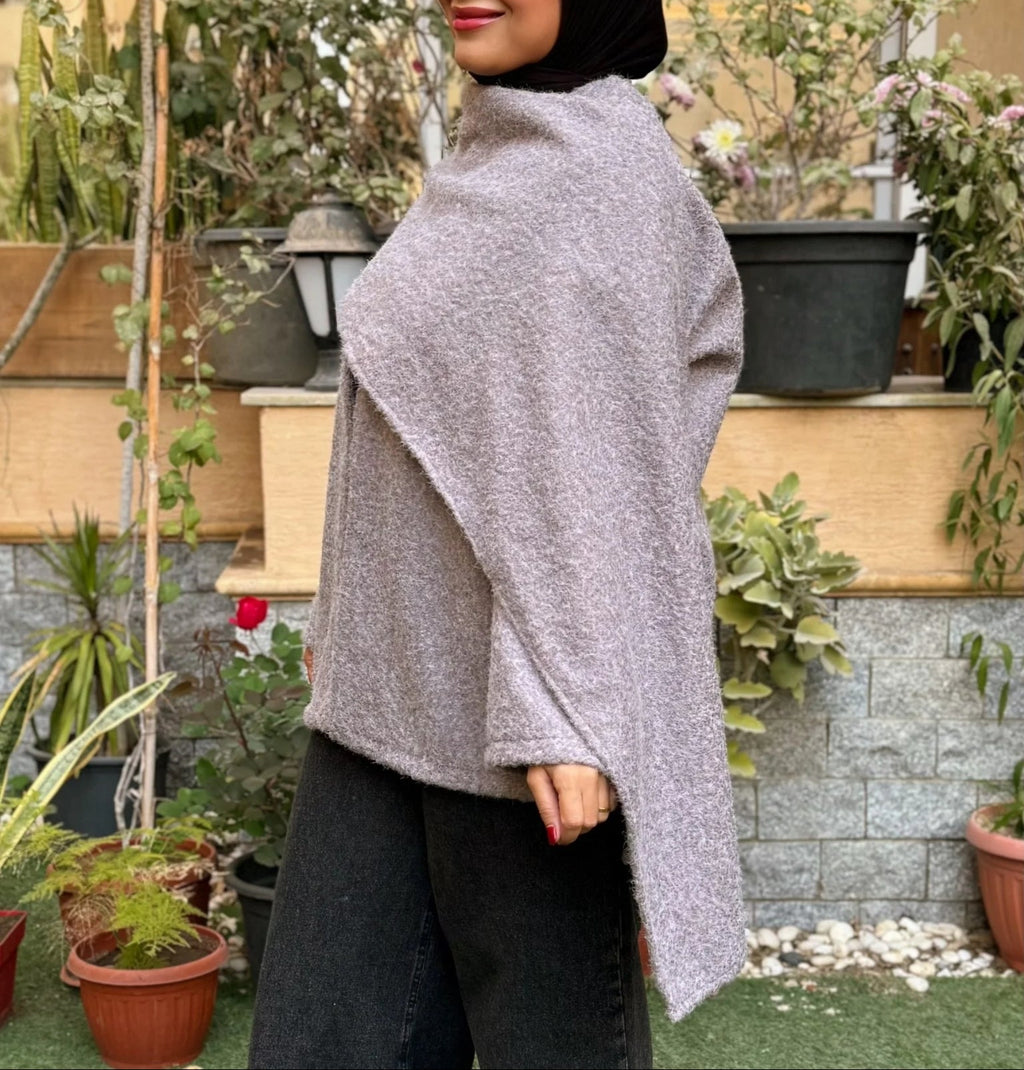 Wrapped Shawl Jacket