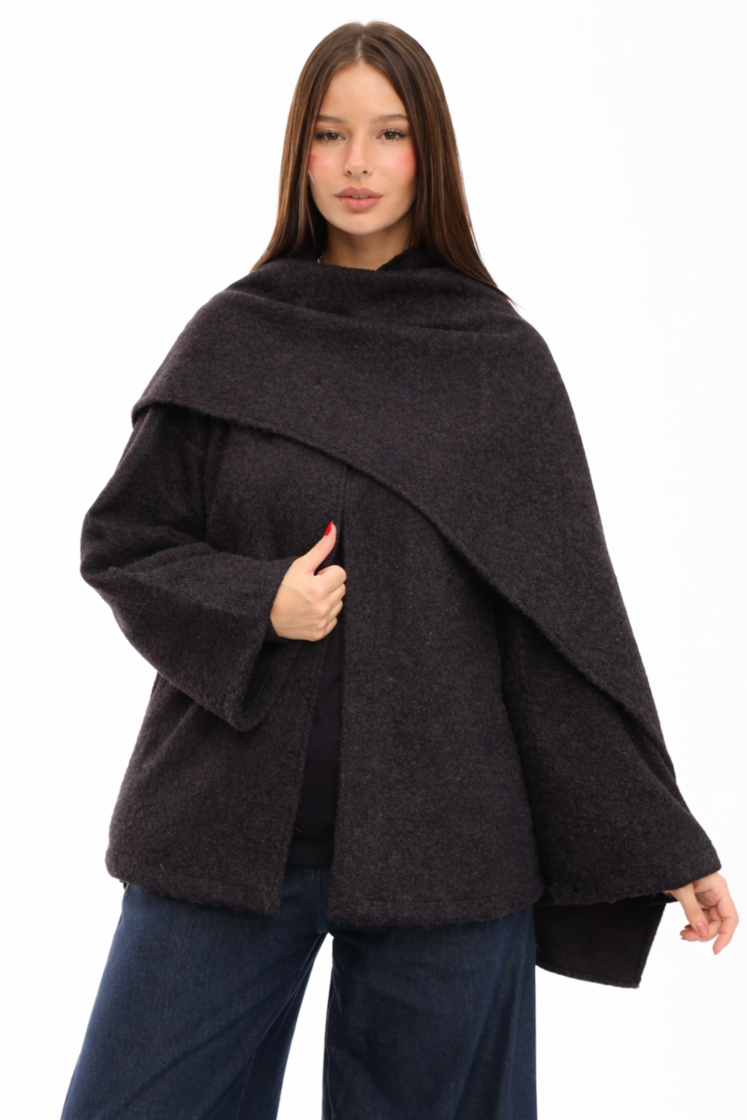 Wrapped Shawl Jacket