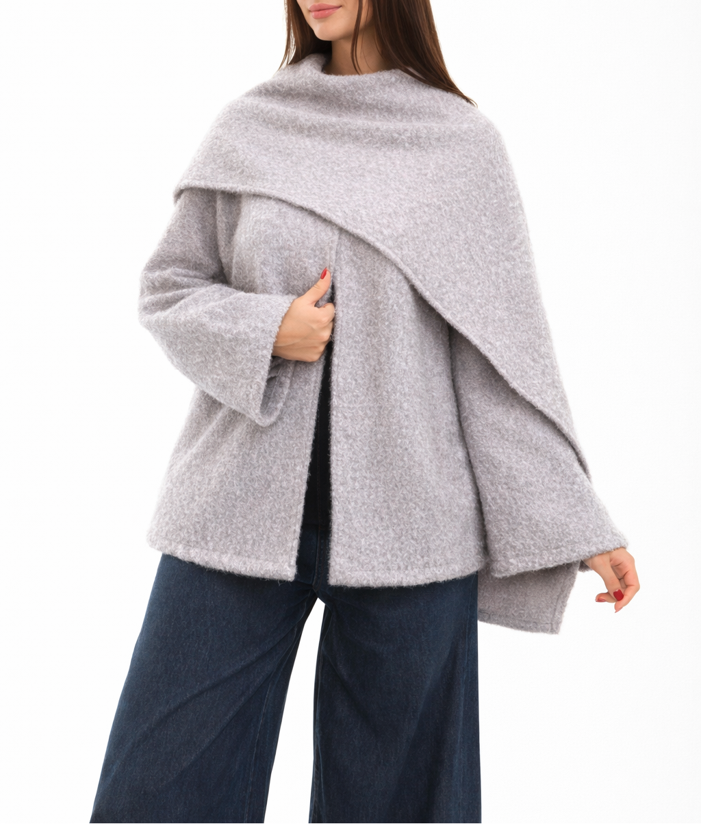 Wrapped Shawl Jacket