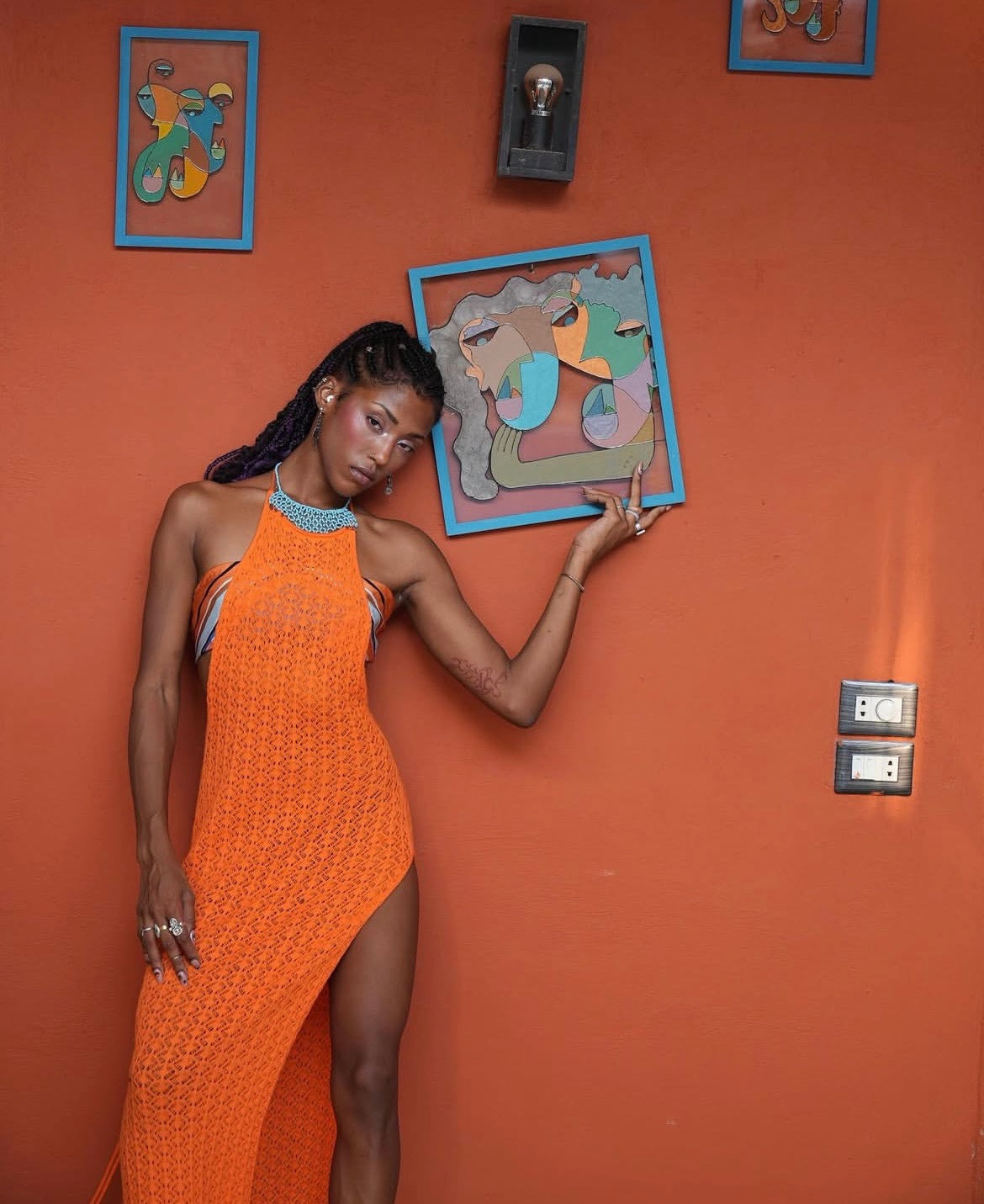 Vivra Dress - Orange