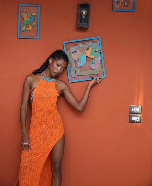 Vivra Dress - Orange